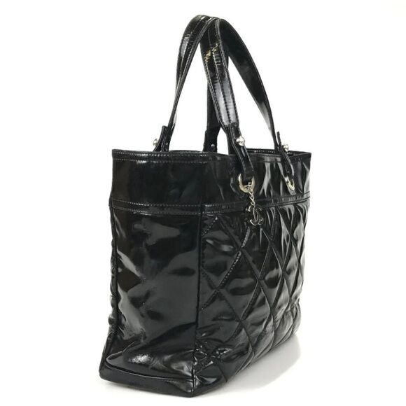 Authentic Chanel Matelasse Coco Mark Handbag Black - Picture 3 of 12